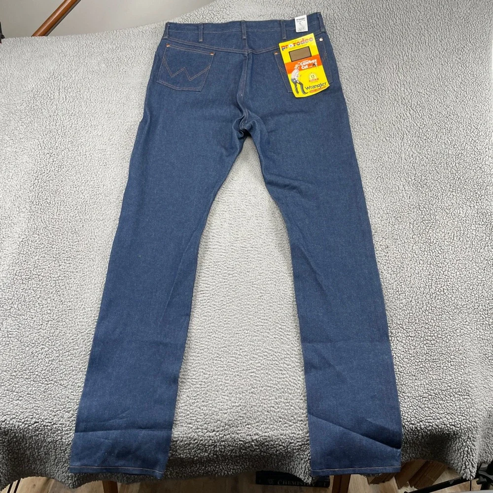 Wrangler Jeans Mens 42x40 Blue Cowboy Cut 13MWZ Original Fit Rigid Denim NWT